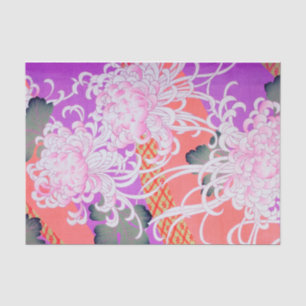 Chrysantheme, japanisches Design Seidenpapier