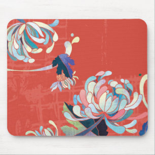 Chrysantheme Mousepad