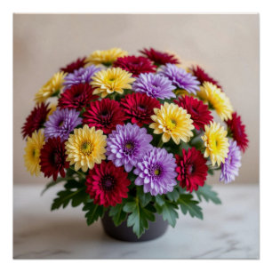 Chrysantheme Poster