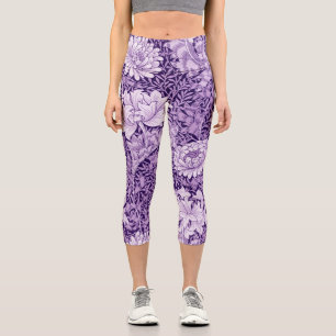 Chrysantheme Purpur, William Morris Capri Leggings