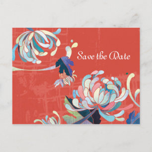 Chrysantheme Save the Date, die Postkarten Wedding