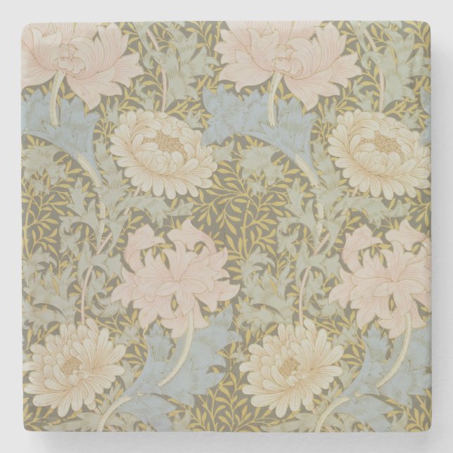 "Chrysantheme" Tapete, 1876 (Tapete) Steinuntersetzer (Vorderseite)