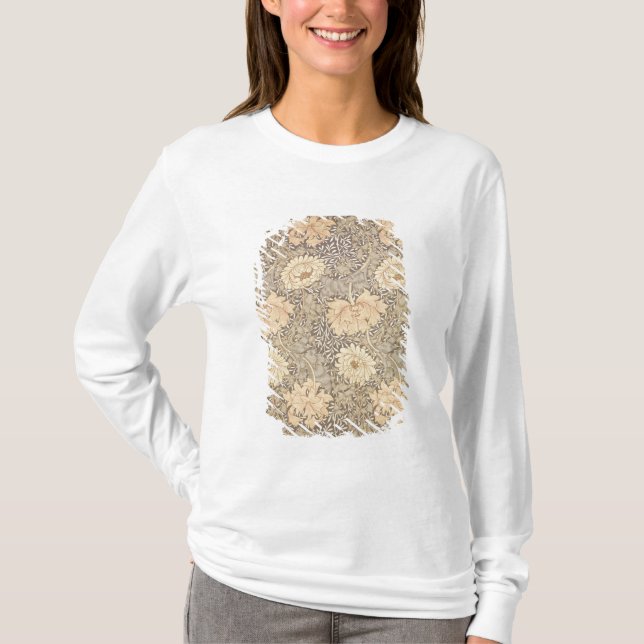 "Chrysantheme" Tapetenentwurf, 1876 T-Shirt (Vorderseite)