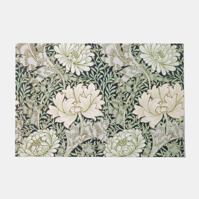 Chrysantheme, William Morris Fußmatte (Vorderseite)