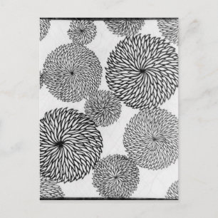 Chrysanthemen der japanischen Schule Postkarte