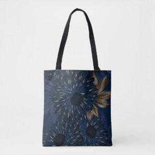 Chrysanthemen handgezeichnet, elegantes Blumenmust