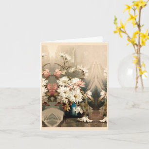 Chrysanthemen, Jubiläum Karte