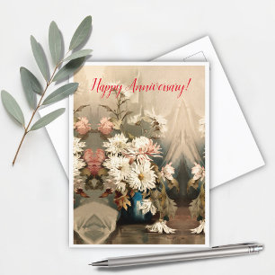 Chrysanthemen, Jubiläum Postkarte