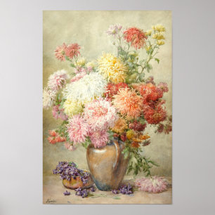 Chrysanthemen Poster
