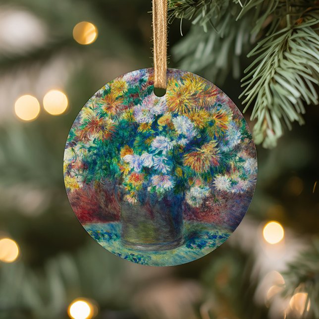 Chrysanthemen | Renoir Keramik Ornament (Von Creator hochgeladen)
