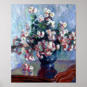 Chrysanthemen von Claude Monet Poster
