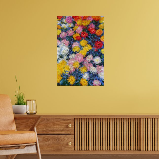 Chrysanthemen von Claude Monet Poster (Wohnzimmer 2)