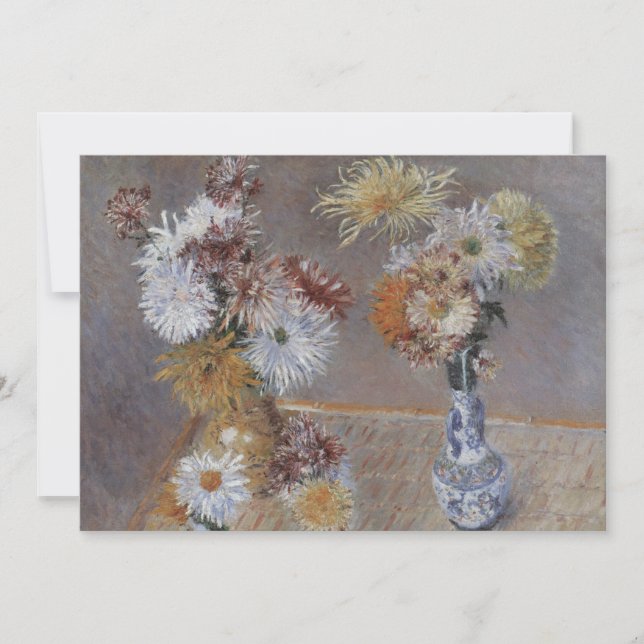 Chrysanthemen von Gustave Caillebotte (Vorderseite)