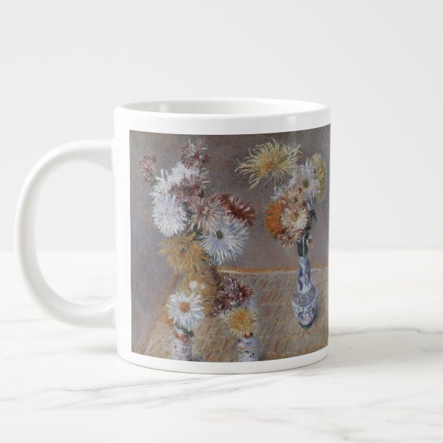 Chrysanthemen von Gustave Caillebotte Jumbo-Tasse (Links)