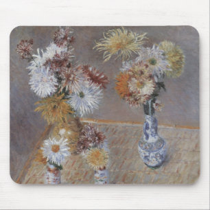Chrysanthemen von Gustave Caillebotte Mousepad