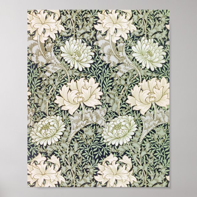 Chrysanthemen, William Morris Poster (Vorne)