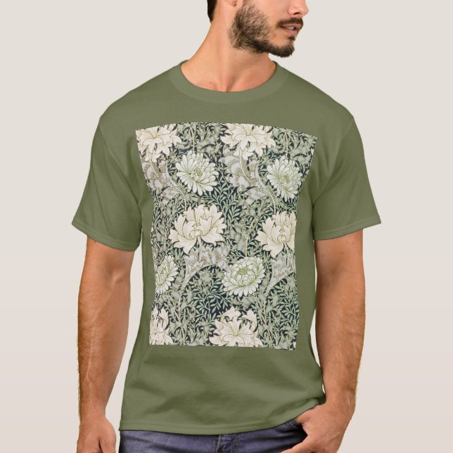 Chrysanthemen, William Morris T-Shirt (Vorderseite)