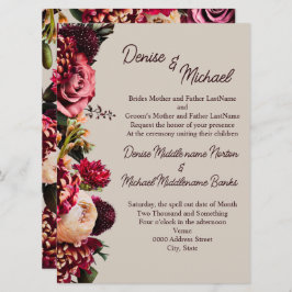 Chrysanthemum auf perfekt blass einladung