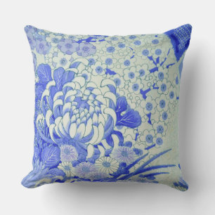 Chrysanthemum Blume, japanisches Design Kissen