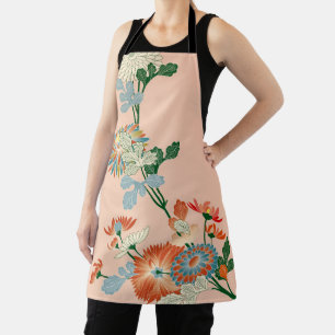 Chrysanthemum Blume, japanisches Design Schürze