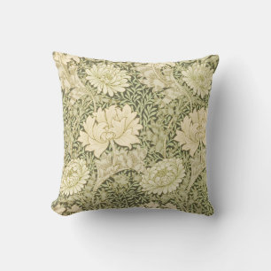 Chrysanthemum Blume Pattern (von William Morris) Kissen