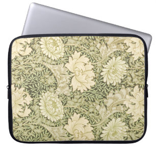 Chrysanthemum Blume Pattern (von William Morris) Laptopschutzhülle