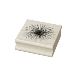 Chrysanthemum Firework Gummistempel