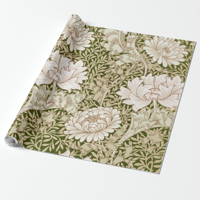 Chrysanthemum Gold, William Morris Geschenkpapier (Ungerollt)
