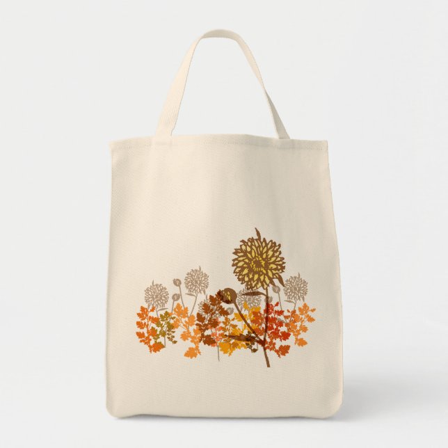 Chrysanthemum Graphic Tragetasche (Vorne)