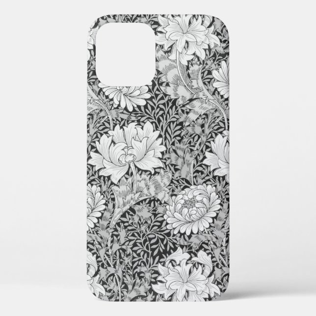 Chrysanthemum Gray, William Morris Case-Mate iPhone Hülle (Rückseite)