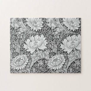 Chrysanthemum Gray, William Morris Puzzle