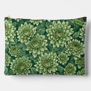 Chrysanthemum grüne Blume Zubehörtasche