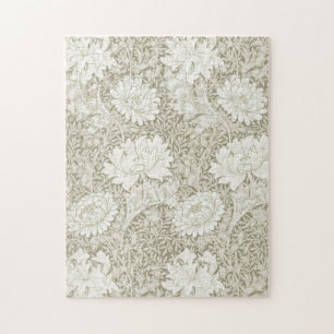 Chrysanthemum Ivory, William Morris Puzzle