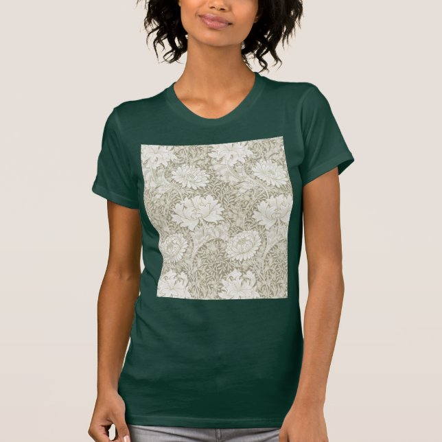 Chrysanthemum Ivory, William Morris T-Shirt (Vorderseite)