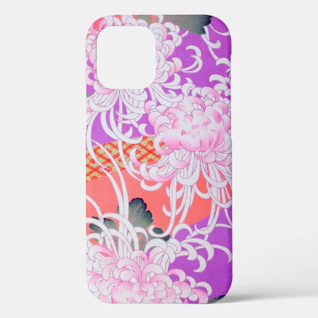 Chrysanthemum, japanisches Design Case-Mate iPhone Hülle (Rückseite)