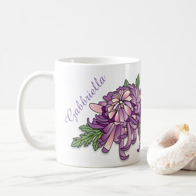 Chrysanthemum Kaffeetasse (Mit Donut)