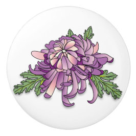 Chrysanthemum Keramikknauf