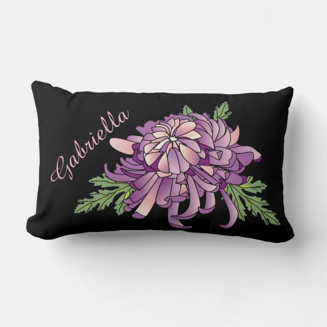 Chrysanthemum Lendenkissen (Vorderseite)