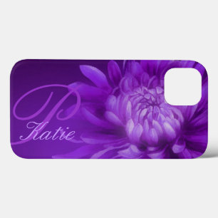 Chrysanthemum lila personalisierter Fall Case-Mate iPhone Hülle