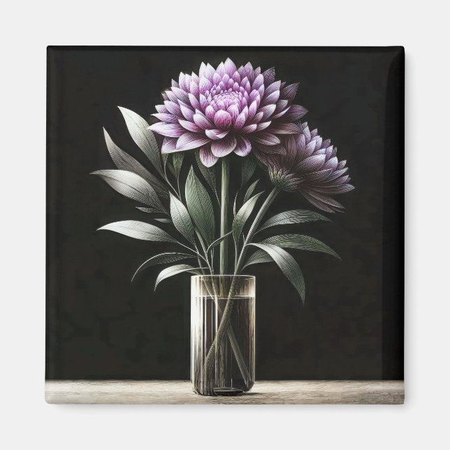 Chrysanthemum Magnet (Vorne)