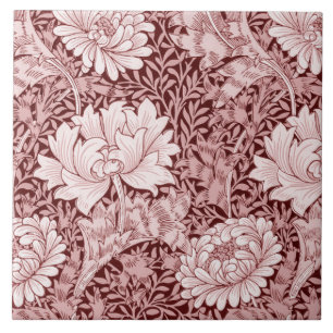 Chrysanthemum Maroon, William Morris Fliese