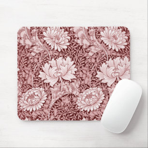Chrysanthemum Maroon, William Morris Mousepad
