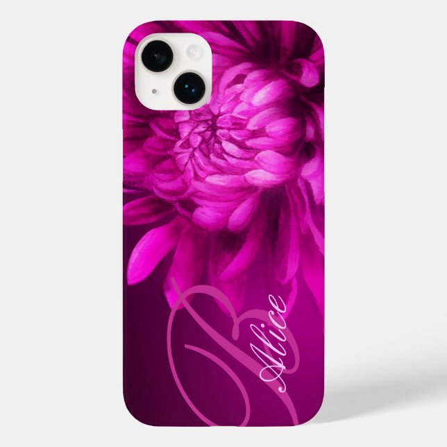 Chrysanthemum mauve Case-Mate iPhone hülle (Rückseite)