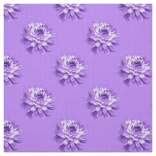 Chrysanthemum Pattern - Ostern Lila Stoff (Muster)