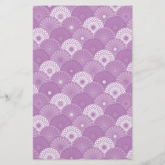 Chrysanthemum Pattern Stationery Briefpapier