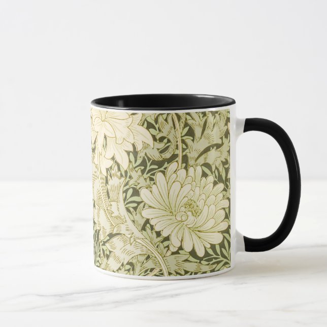Chrysanthemum pattern - William Morris Tasse (Rechts)