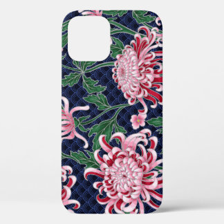 Chrysanthemum Peonies Vintag Pattern Case-Mate iPhone Hülle