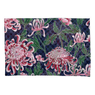 Chrysanthemum Peonies Vintag Pattern Kissenbezug