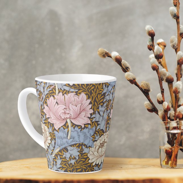 Chrysanthemum Pink Floral William Morris Milchtasse (Von Creator hochgeladen)