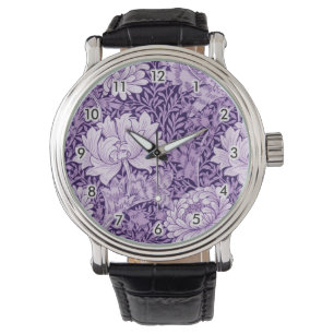Chrysanthemum Purple Armbanduhr